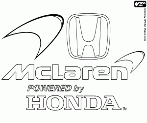 Pintar Logo de McLaren Honda