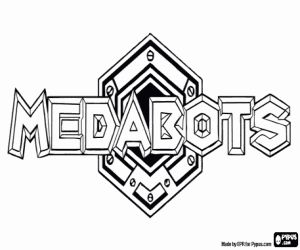 Pintar Logo Medabots