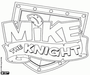 Pintar Logo de Mike The Knight