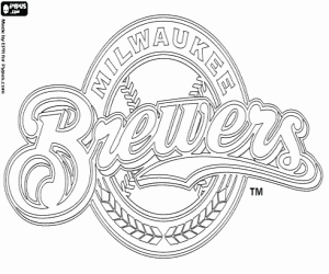 Pintar Logo de Milwaukee Brewers