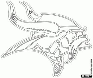 Pintar Logo de Minnesota Vikings