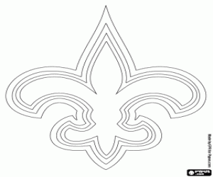 Pintar Logo de New Orleans Saints