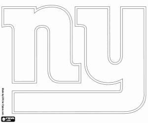 Pintar Logo de New York Giants