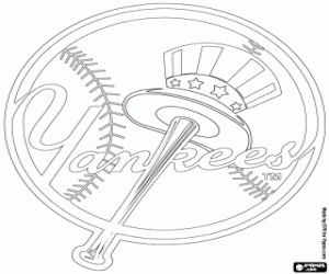 Pintar Logo de New York Yankees