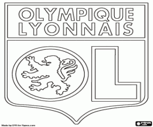 Pintar Logo de Olympique de Lió