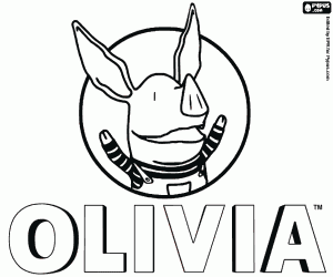 Pintar Logo amb el personatge d'Olivia
