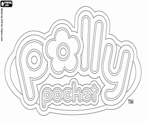 Pintar Logo Polly Pocket