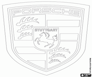 Pintar Logo Porsche