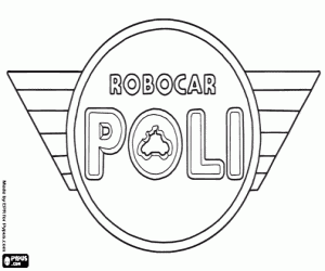 Pintar Logo de Robocar Poli