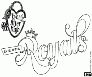 Pintar Logo de Royals, Ever After High