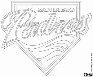 Pintar Logo de San Diego Padres