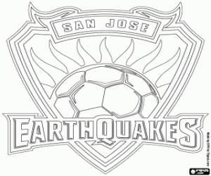 Pintar Logo de San Jose Earthquakes