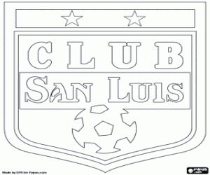 Pintar Logo de San Luis FC