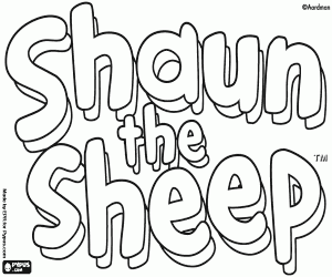 Pintar Logo de Shaun the Sheep
