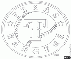 Pintar Logo de Texas Rangers