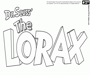 Pintar Logo de The Lorax