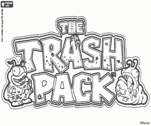 Pintar Logo de The Trash Pack
