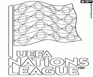 Pintar Logo de la UEFA Nations League