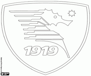 Pintar Logo de la Unione Sportiva Salernitana