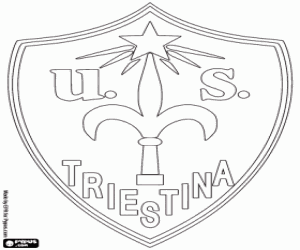 Pintar Logo Unione Triestina