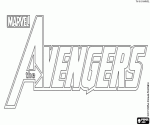 Pintar Logo de Els Venjadors, The Avengers