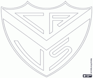 Pintar Logo de Vélez Sársfield
