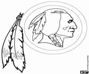 Pintar Logo de Washington Redskins
