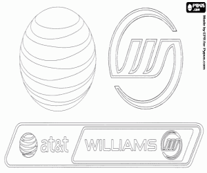 Pintar Logo de Williams F1