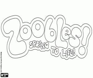 Pintar Logo de Zoobles, Spring to life