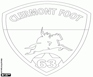 Pintar Logotip de Clermont Foot 63