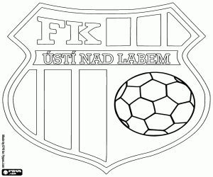 Pintar Logotip de FK Ústí nad Labem