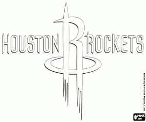 Pintar Logotip de Houston Rockets