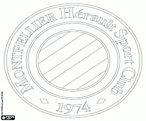 Pintar Logotip de HSC de Montpeller