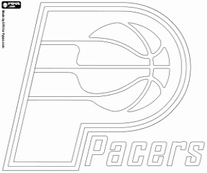 Pintar Logotip de Indiana Pacers