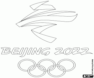 Pintar Logotip Jocs Olímpics de Pequín 2022