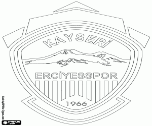 Pintar Logotip de Kayseri Erciyesspor