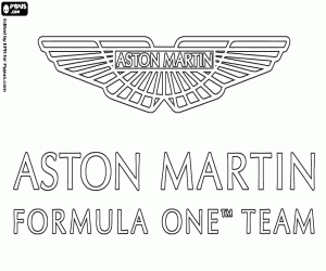 Pintar Logotip de l'Aston Martin Formula 1 Team