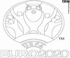 Pintar Logotip de l'Eurocopa 2020