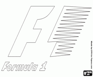 Pintar Logotip oficial de la Fórmula 1