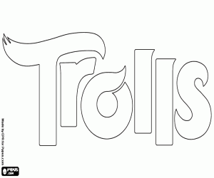 Pintar Logotip de la pel·lícula Trolls