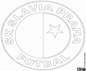 Pintar Logotip Slavia de Praga