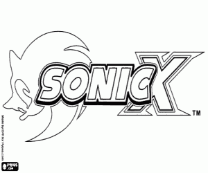 Pintar Logotip de Sonic X
