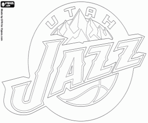 Pintar Logotip de Utah Jazz