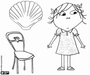 Pintar Lola, la germana petita de Charlie