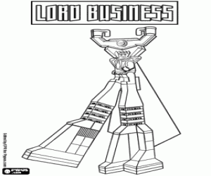 Pintar Lord Business, la pel·lícula de Lego