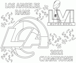 Pintar Los Angeles Rams, Super Bowl 2022