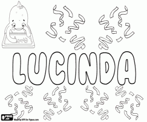 Pintar Lucinda, derivat de Lucia