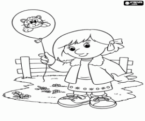 Pintar Lucy amb un globus