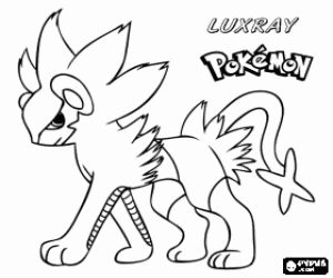 Pintar Luxray, Pokémon