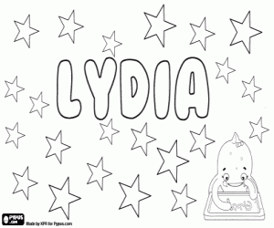Pintar Lydia, nom en molts idiomes